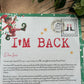Personalised Elf I'm Back Arrival Pack, Nice List Certificate, Letter to & from Santa - Swinging Elves