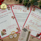 Personalised Elf I'm Back Arrival Pack, Nice List Certificate, Letter to & from Santa - Red Elves