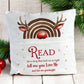 Christmas Book Pocket Cushion, Book Pillow For Children
