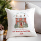 Personalised Cushion First Christmas as a Family of 3/4/5