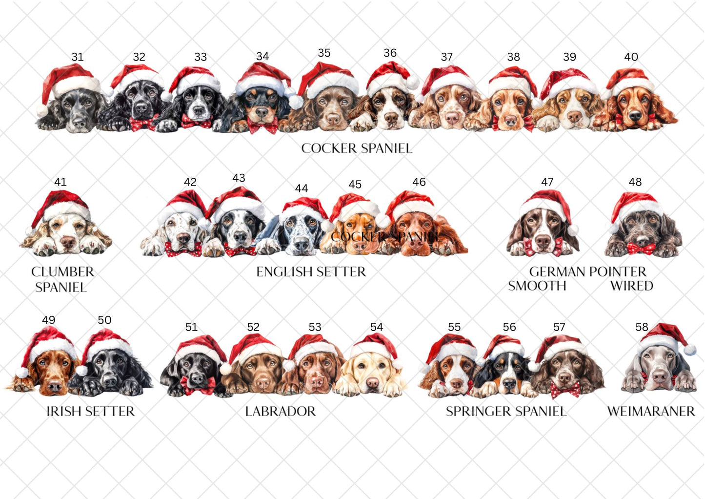 Personalised Christmas Dog Kennel Hanging Ornament – Choose Your Breed