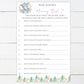 Baby Shower Games Who Knows Mummy Best Pink Watercolour Elephant