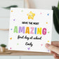 Personalised Good Luck First Day At School Card