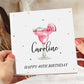 Personalised Cocktail Birthday Card