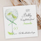 Personalised Birthday Card Gin Cocktail