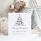 Personalised Christmas Card Pack 10, 20, 30, 40, 50 - Christmas Tree
