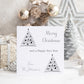 Personalised Christmas Card Pack 10, 20, 30, 40, 50 - Christmas Tree