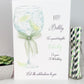 Large A4 Personalised Birthday Card Gin Cocktail
