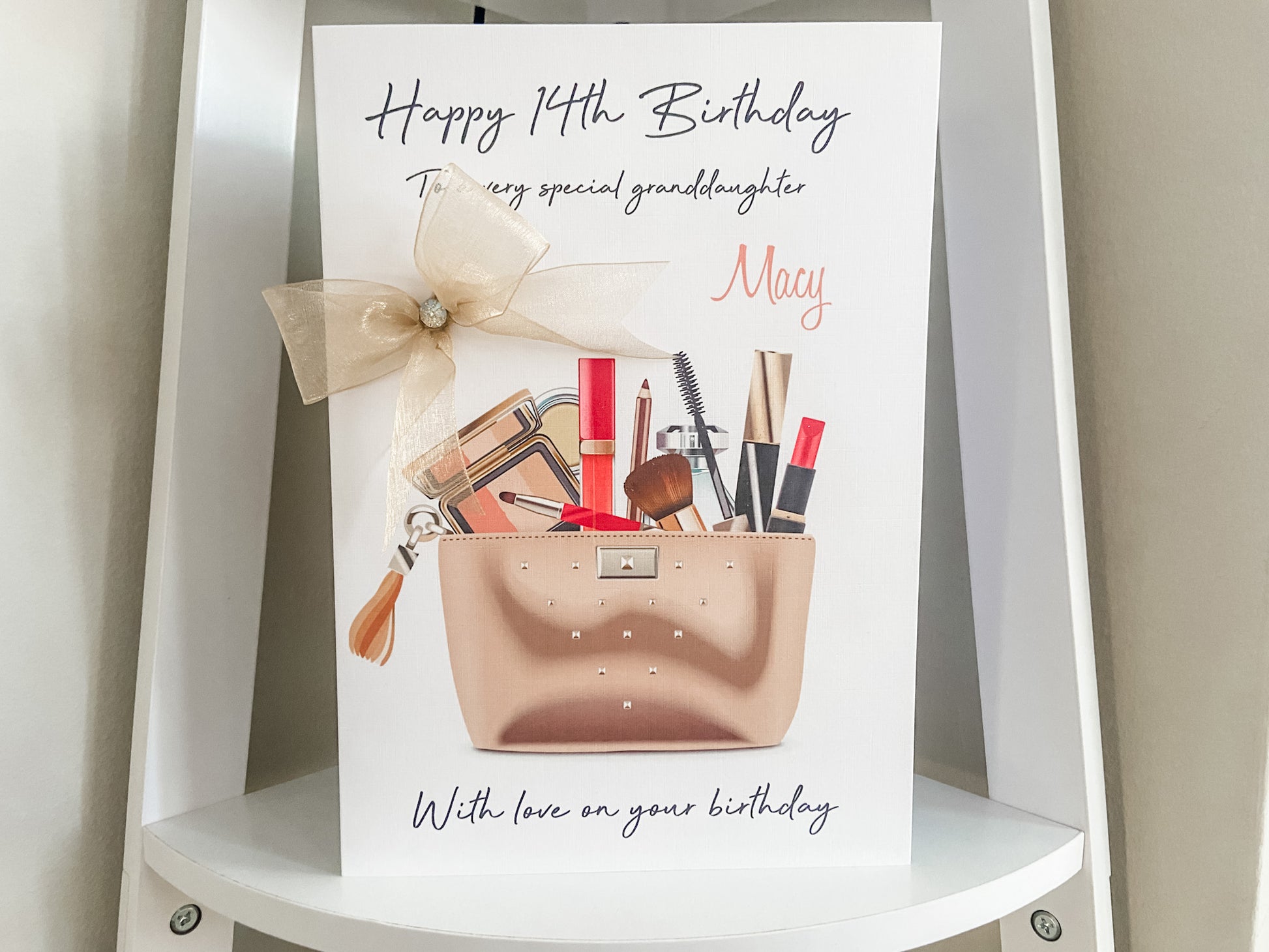 Personalised Birthday Card Makeup Bag – Blossom Lane Cards Gifts