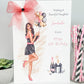 Personalised Female Girls Birthday Card Party Girl 16th 18th 21st 30th 40th 50th Daughter Girlfriend Sister Wife Cousin Granddaughter