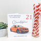 Red Racing Sports Car Wrapping Paper