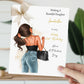 Personalised Female Girl Birthday Card