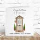 Personalised Congratulations on Your New Home Card