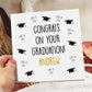 Personalised Graduation Card Congrats Class of 2024 Hat