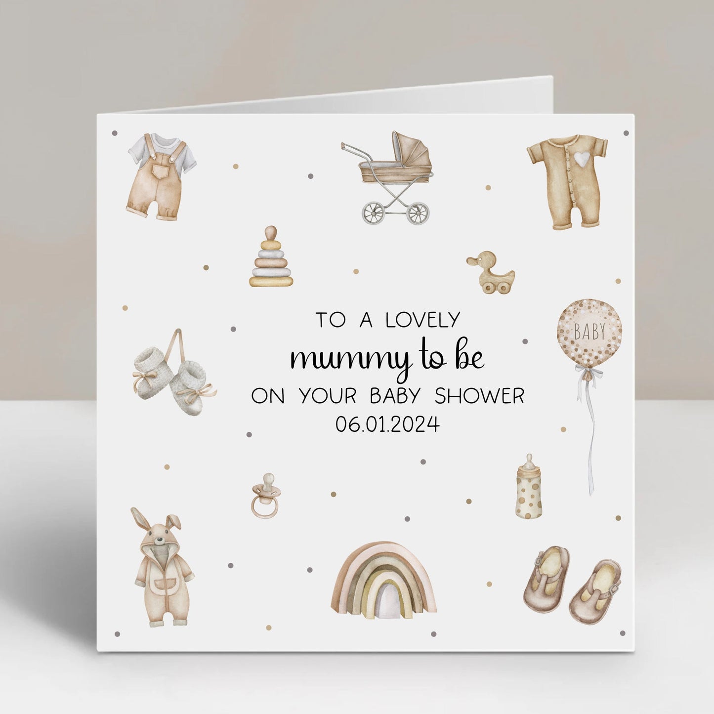 Personalised Baby Shower Card