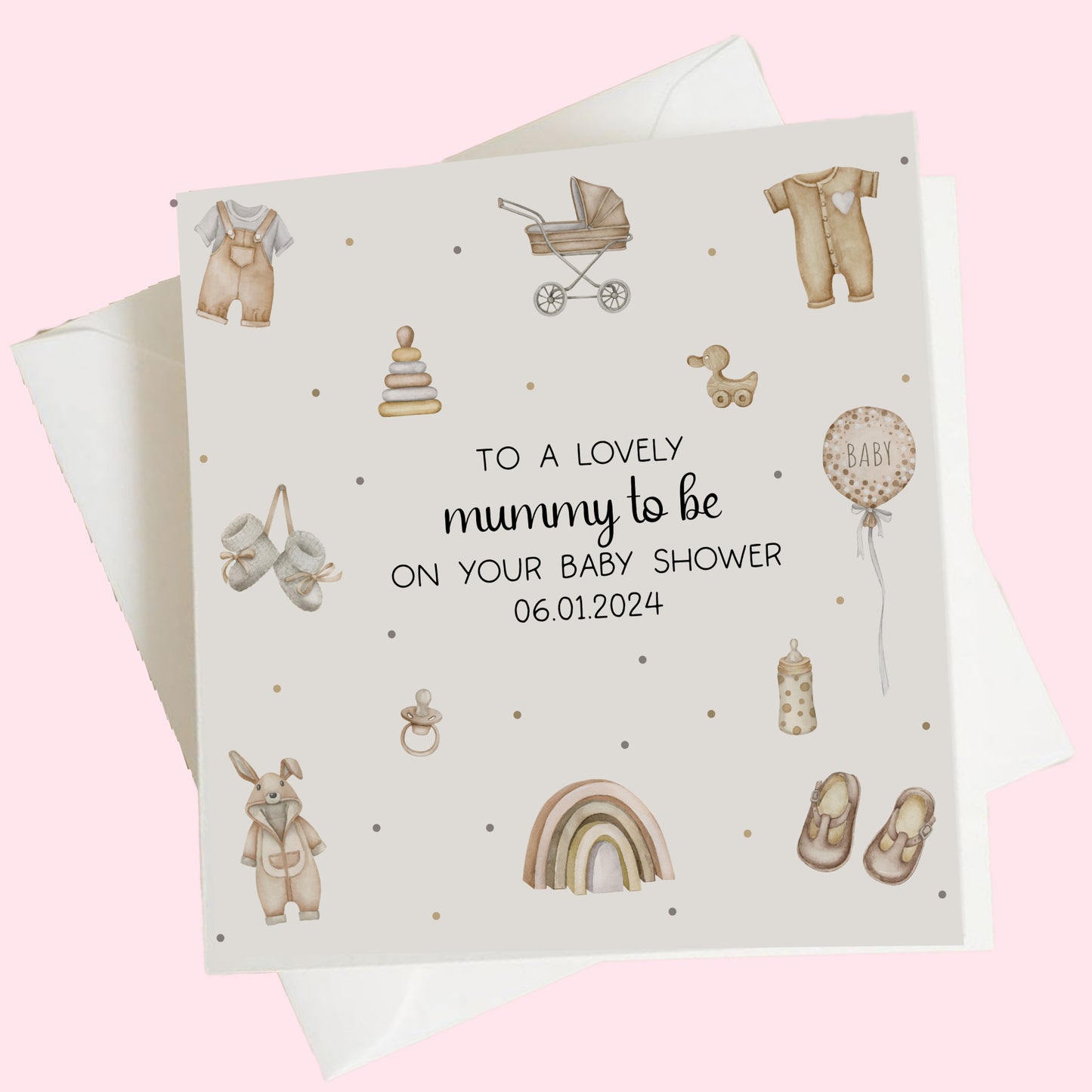 Personalised Baby Shower Card