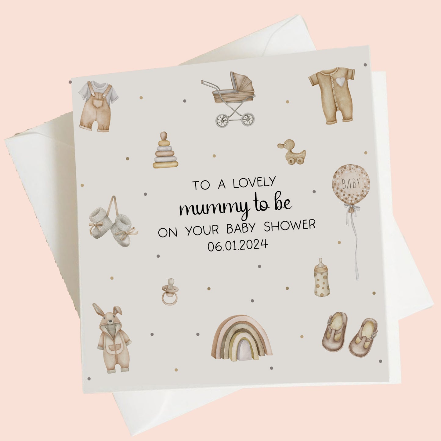 Personalised Baby Shower Card