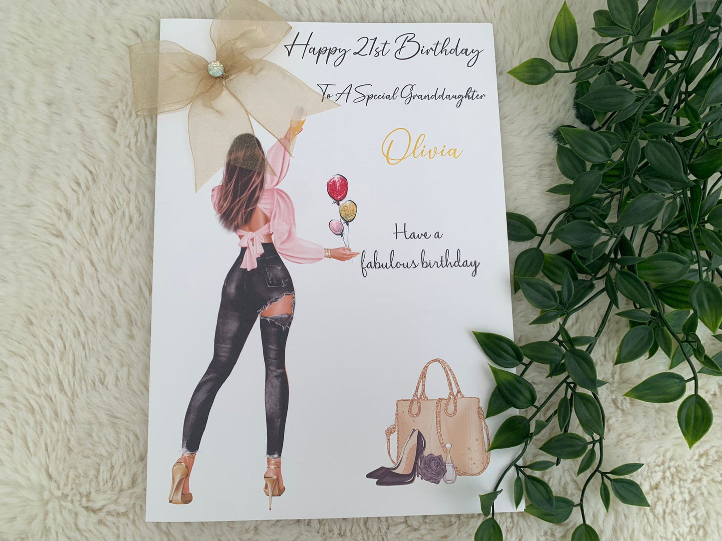 Personalised Birthday Party Banner Girl Black Jeans