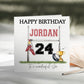 Personalised Men’s Birthday Card – Rugby Design for Sports Lovers, Dad, Son or Grandad