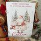 Personalised Christmas Card Santa & His Sack