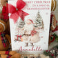 Personalised Christmas Card Santa & His Sack