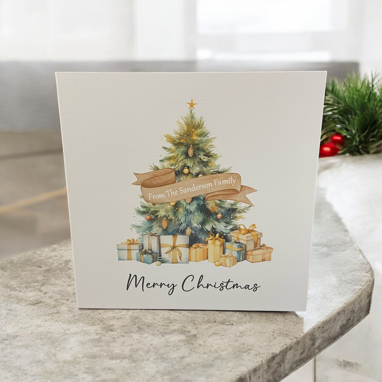 Personalised Christmas Card Pack 10, 20, 30, 40, 50