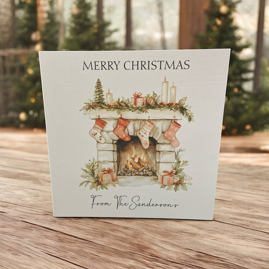 Personalised Christmas Card Pack 10, 20, 30, 40, 50