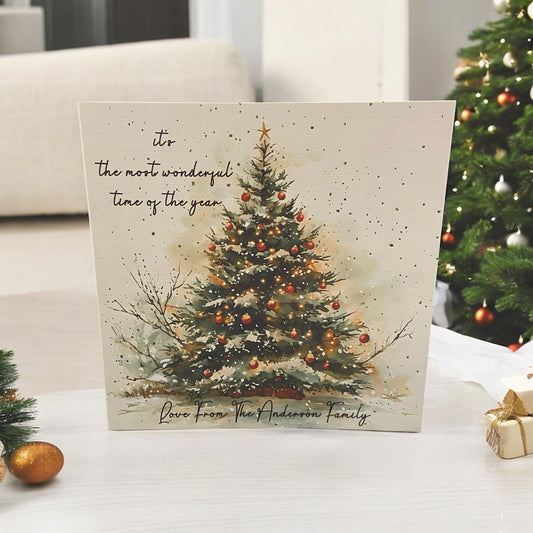 Personalised Christmas Card Pack 10, 20, 30, 40, 50