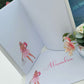 Personalised Luxury Large A4 Birthday Card Girl Pink Dress