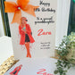 Luxury Large A4 Birthday Card For Her Autumn Girl