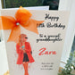 Luxury Large A4 Birthday Card For Her Autumn Girl