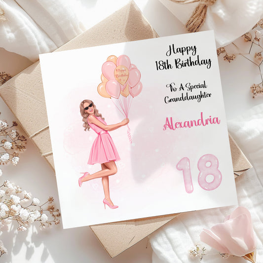 Female Birthday Card, Personalised For Her