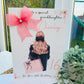 Large A4 Female Birthday Card, Personalised Card For Her