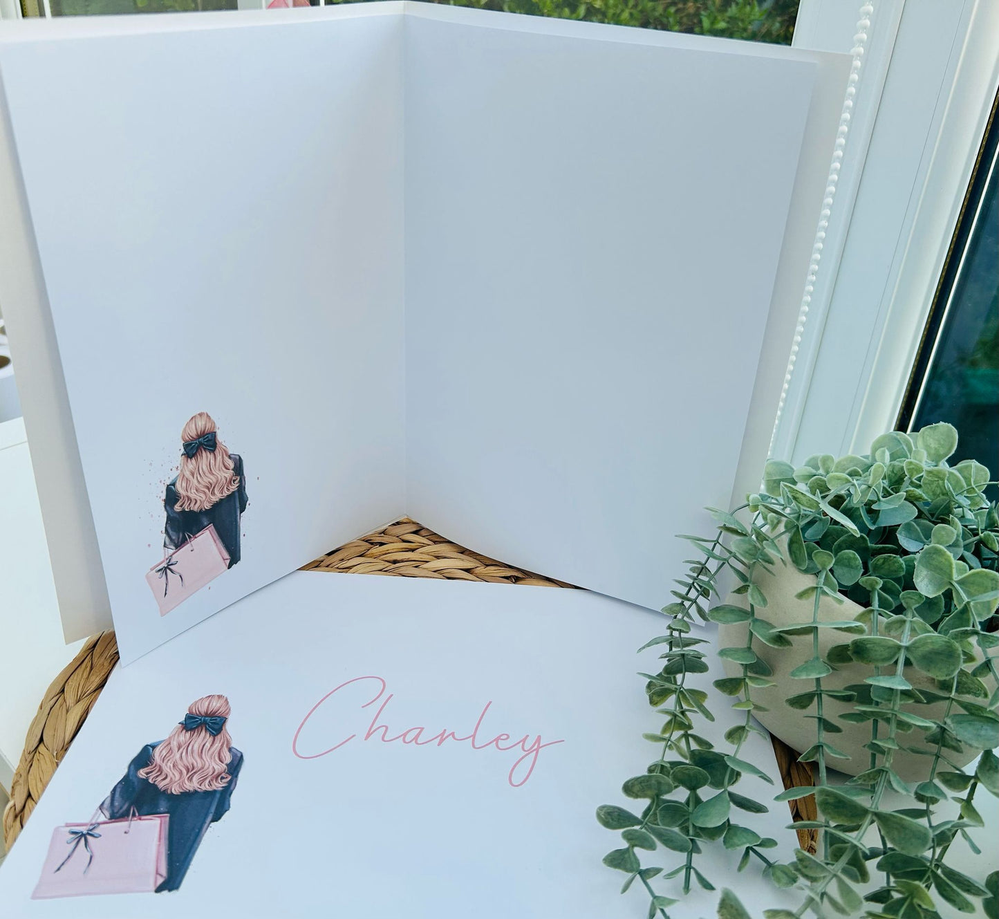 Large A4 Female Birthday Card, Personalised Card For Her