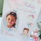 Personalised Girls Large A4 Photo Birthday Card – Custom Kids Birthday Greeting with Name & Picture
