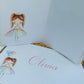 Personalised Girls Large A4 Photo Birthday Card – Custom Kids Birthday Greeting with Name & Picture