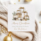 Personalised Christmas Card Pack 10, 20, 30, 40, 50 - Gold Gifts