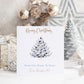 Personalised Christmas Card Pack 10, 20, 30, 40, 50 - Navy Tree