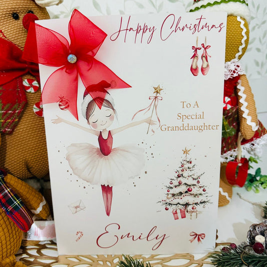 Large A4 Personalised Children's Christmas Card