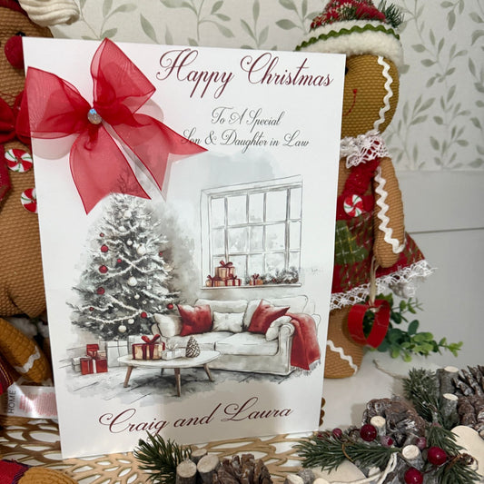 Large A4 Personalised Christmas Card