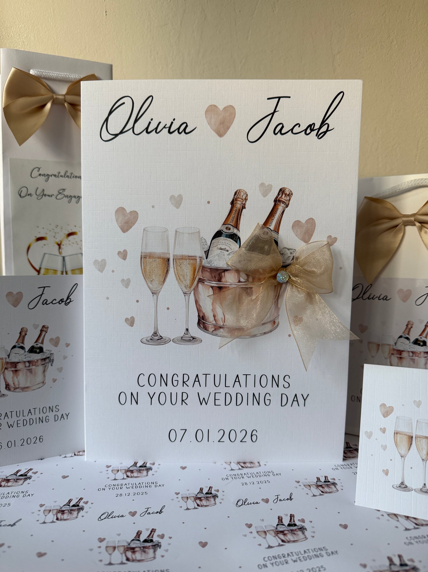 Wedding Gift Bag Congratulations Newlyweds