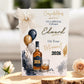Large A4 Personalised Retirement Card Whisky Bottle