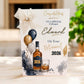 Large A4 Personalised Retirement Card Whisky Bottle