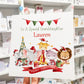 Christmas Card For Children Jungle Animals