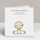 Personalised Adoption Forever Family Card Baby
