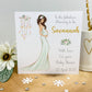Personalised Baby Shower Card Elegant Mummy