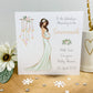 Personalised Baby Shower Card Elegant Mummy
