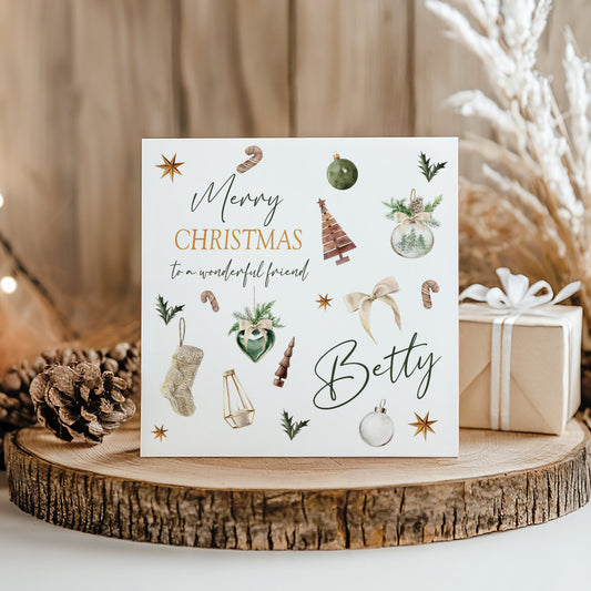 Personalised Christmas Card