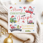 Personalised Christmas Card 'Transport'