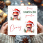 Personalised Christmas Card 'Dinosaurs'